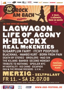 Rock am Bach 2008 Lineup