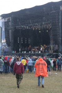 Regenwetter auf dem Southside 2009