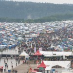 Blick vom Jägermeister Hochstand auf dem Southside 2009