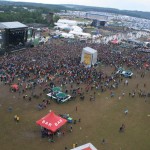 Blick vom Jägermeister Hochstand auf dem Southside 2009