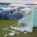 Müllberge auf dem Southside 2009