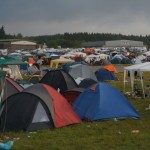 Müllberge auf dem Southside 2009