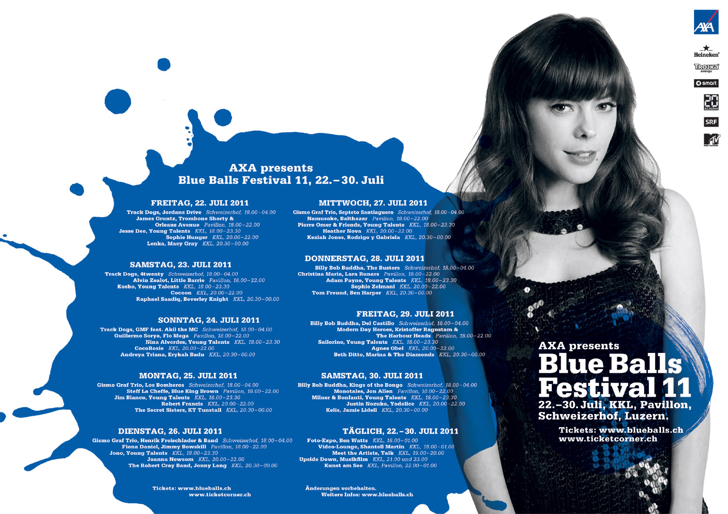 There is a Blue Balls festival in Switzerland. I'm not sure if I want