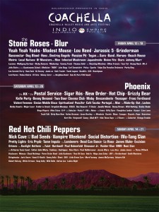 coachella LineUp 2013