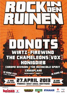 rock in den ruinen 2013 plakat