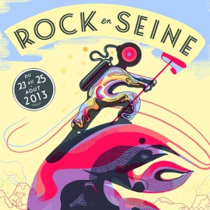 rock en seine 2013 flyer