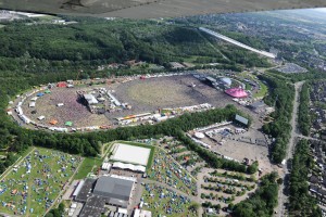 Pinkpop Festival In-Flight Shot