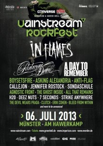 Vainstream Rockfest 2013 flyer