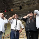 Quartett Tenore Gòine di Nuoro auf de 23. Tanz- und Folkfestival in Rudolstadt