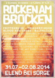 rocken am brocken 2014 finales line-up