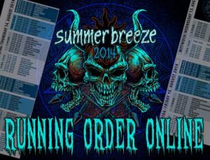 summerbreeze Running Order 2014