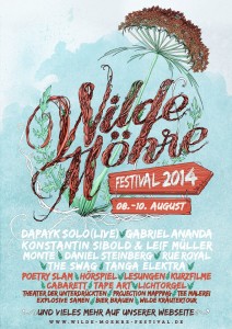 wilde möhre 2014 plakat