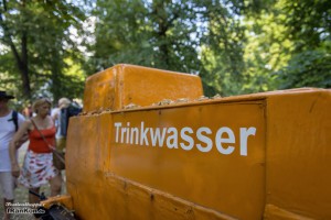 Trinkwasser - die Veranstalter versogten überall  ihre Gäste mit Trinkasser