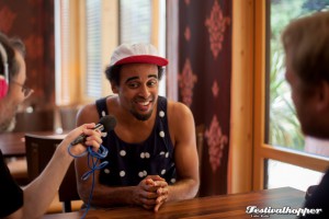 Patrice im Interview mit Festivalhopper