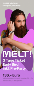 melt 2016 ticket