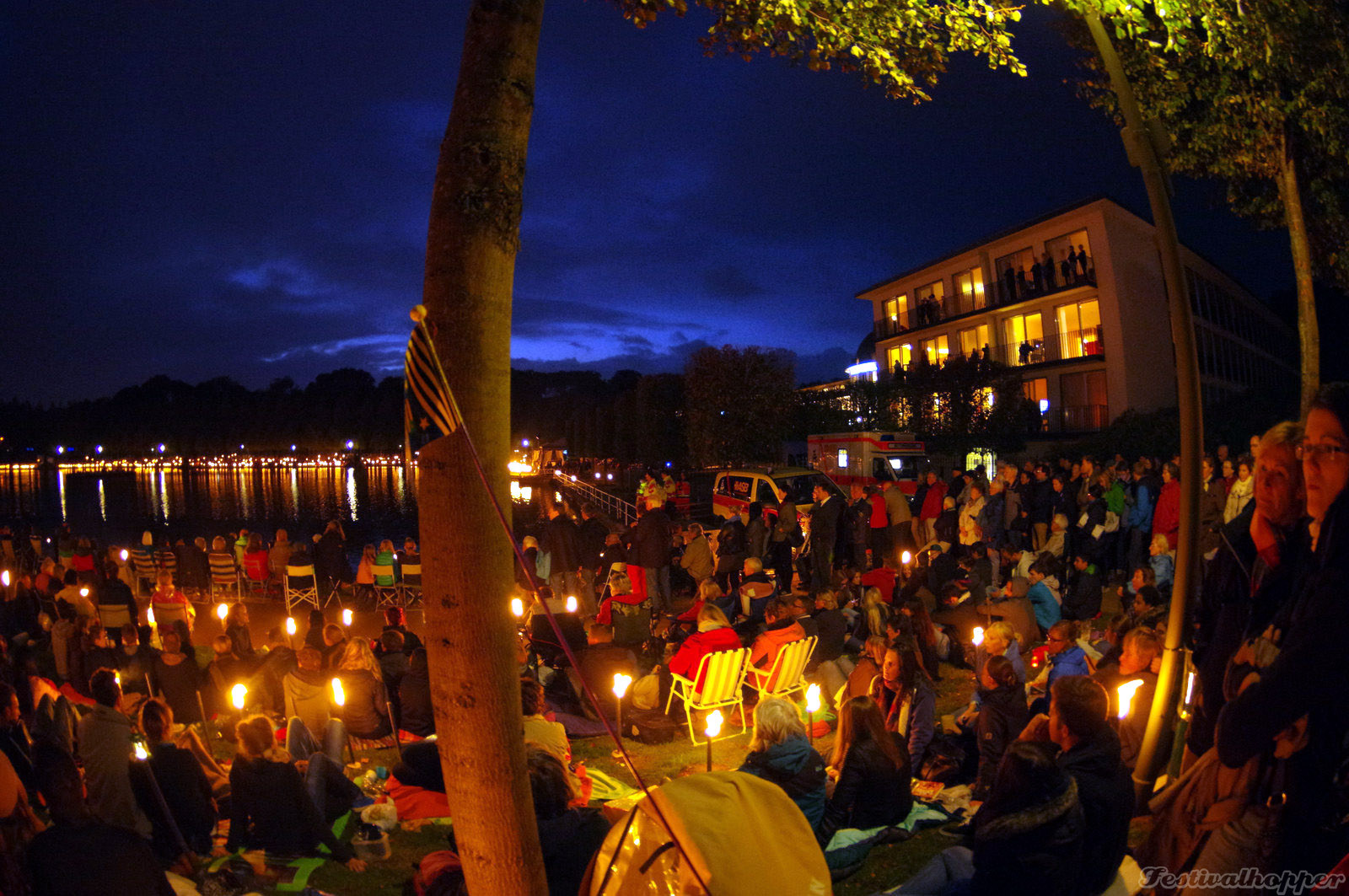 Musik und Licht am Hollersee