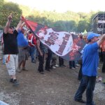 Tauberplanscher @ Donots mit Banner