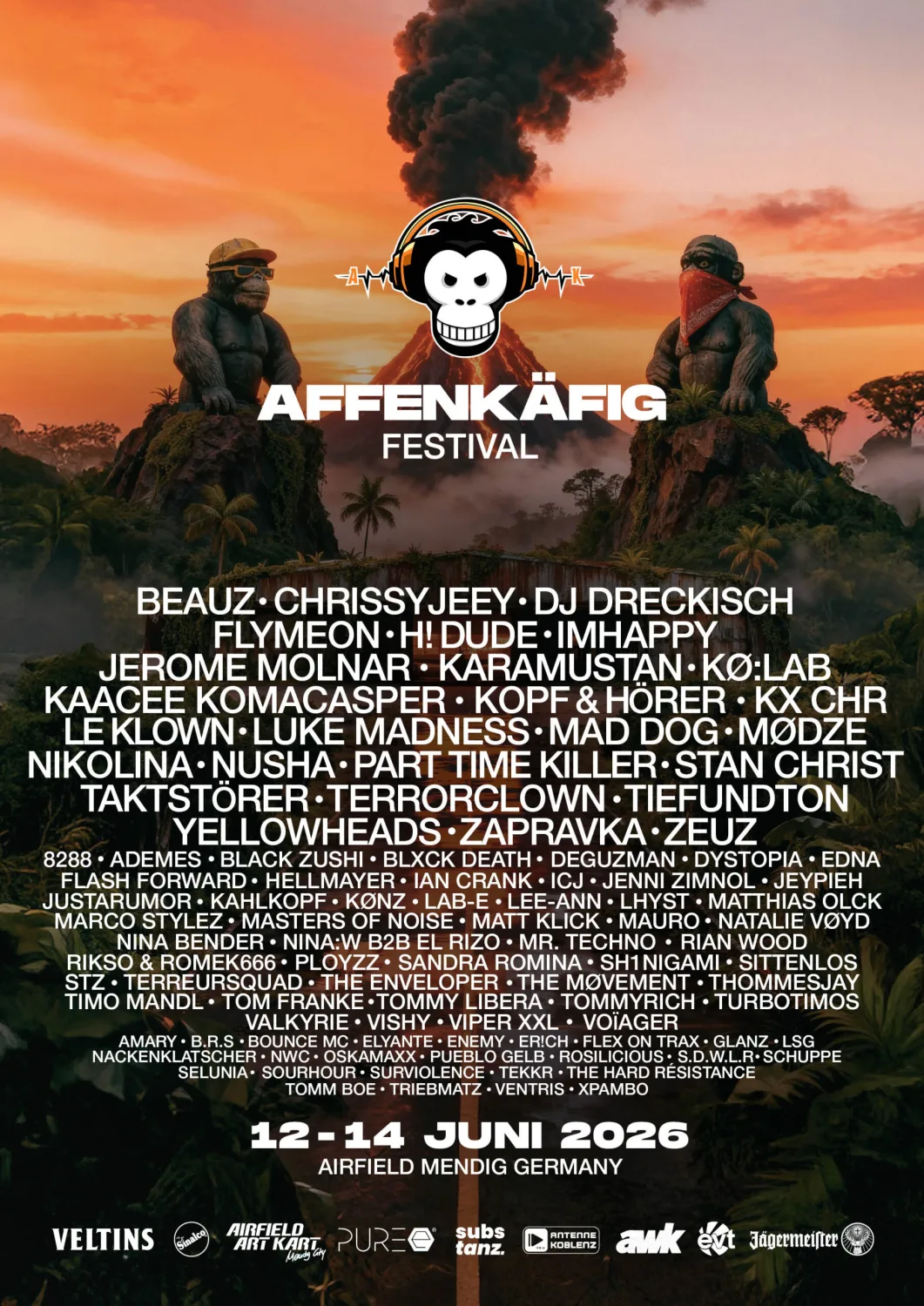 Affenkäfig Festival 2026 Flyer