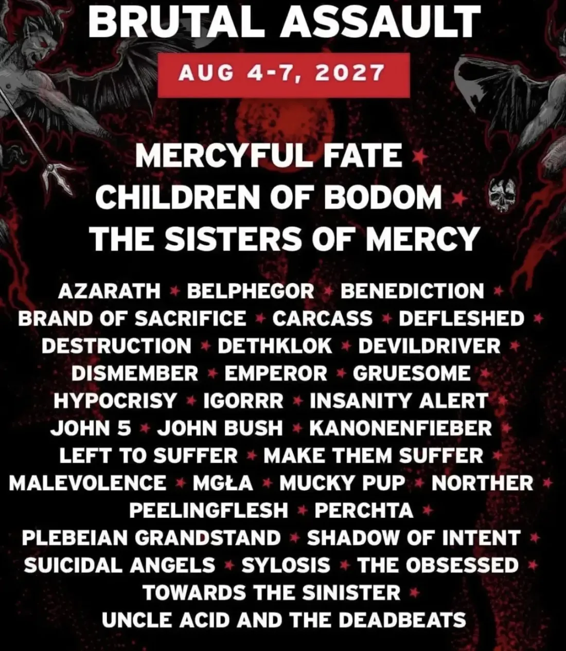 Brutal Assault 2027 Flyer
