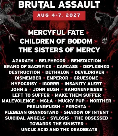 Brutal Assault 2027 Flyer