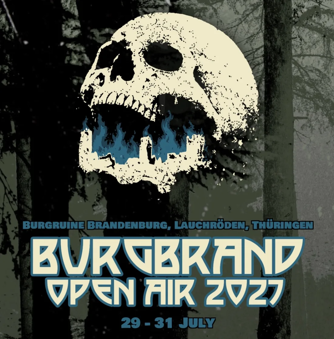 Burgbrand Open Air 2027 Flyer