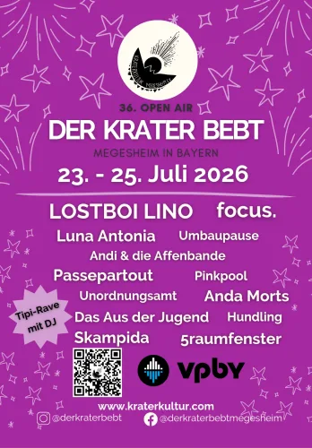 Der Krater Bebt 2026 Flyer