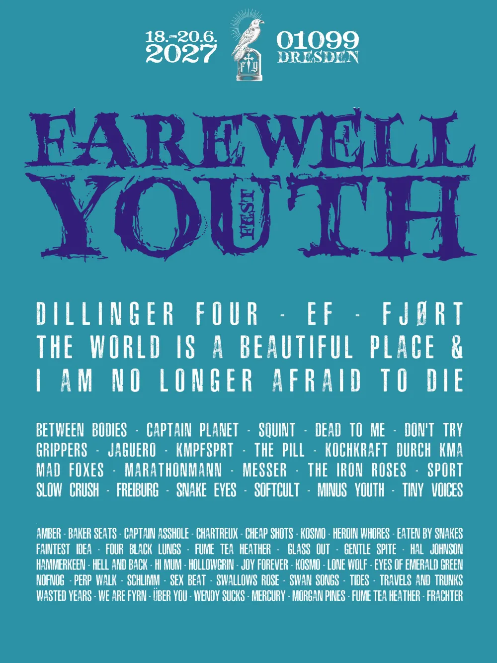 Farewell Youth Fest 2027 Flyer