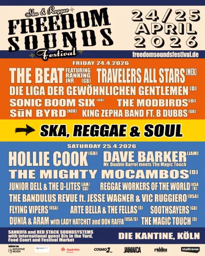 Freedom Sounds Festival 2026 Flyer