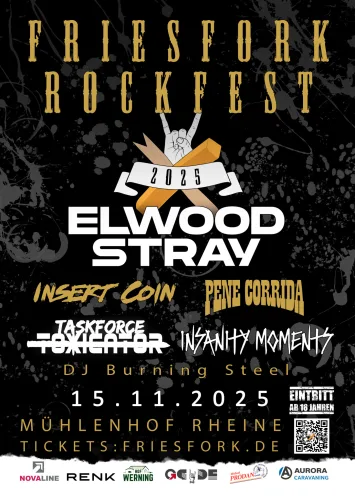 Friesfork Rockfest 2025 Flyer