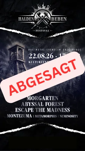 Haldenbeben Festival 2026 Flyer