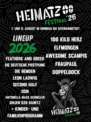 Heimatzoo Festival 2026 Flyer