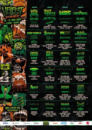 Hellfest 2026 Flyer