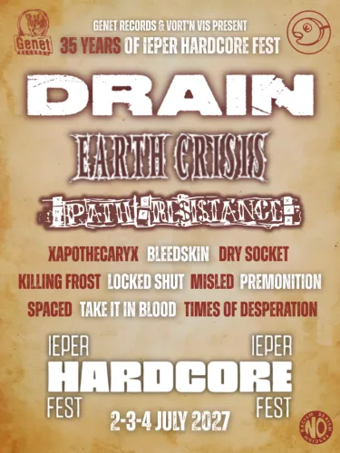 Ieper Hardcore Fest 2027 Flyer