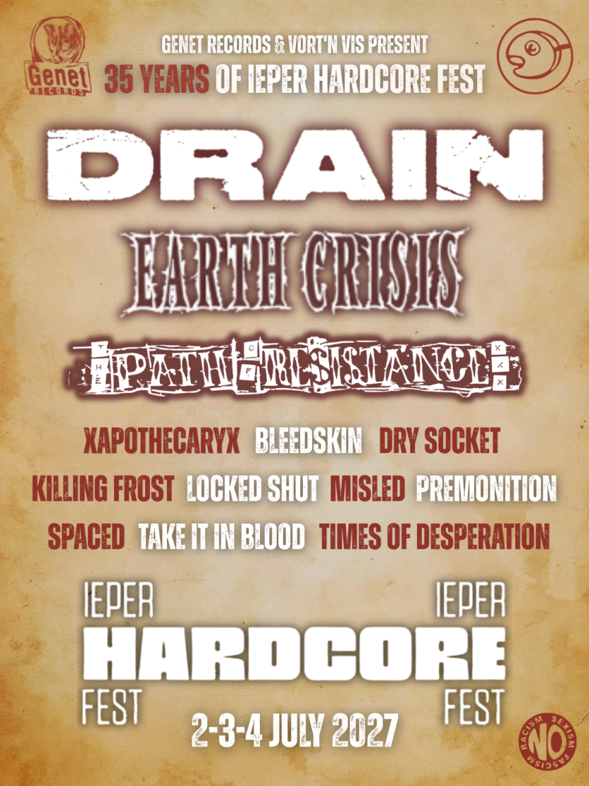 Ieper Hardcore Fest 2027 Flyer