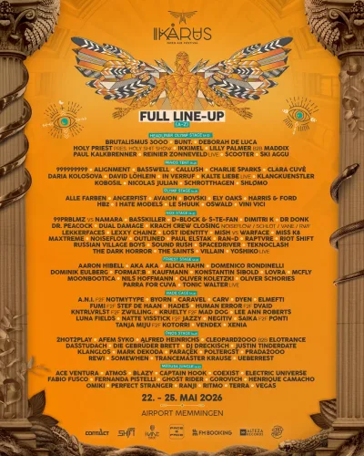 Ikarus Festival 2026 Flyer