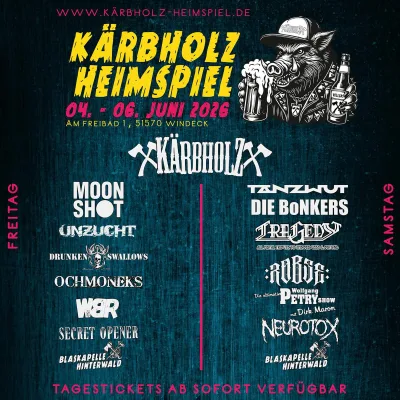 Kärbholz Heimspiel 2026 Flyer