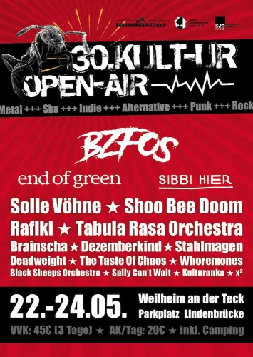 Kult-Ur Open-Air 2026 Flyer