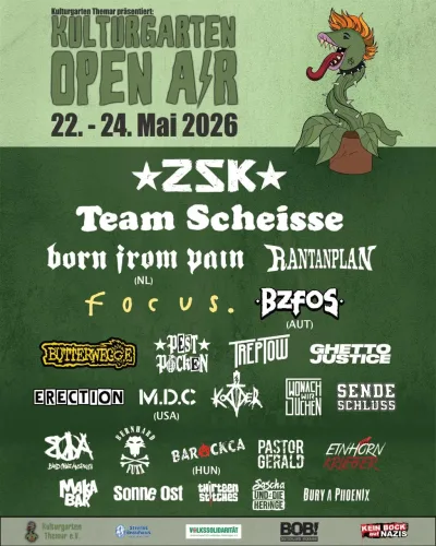 Kulturgarten Open-Air Themar 2026 Flyer