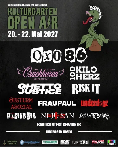 Kulturgarten Open-Air Themar 2027 Flyer