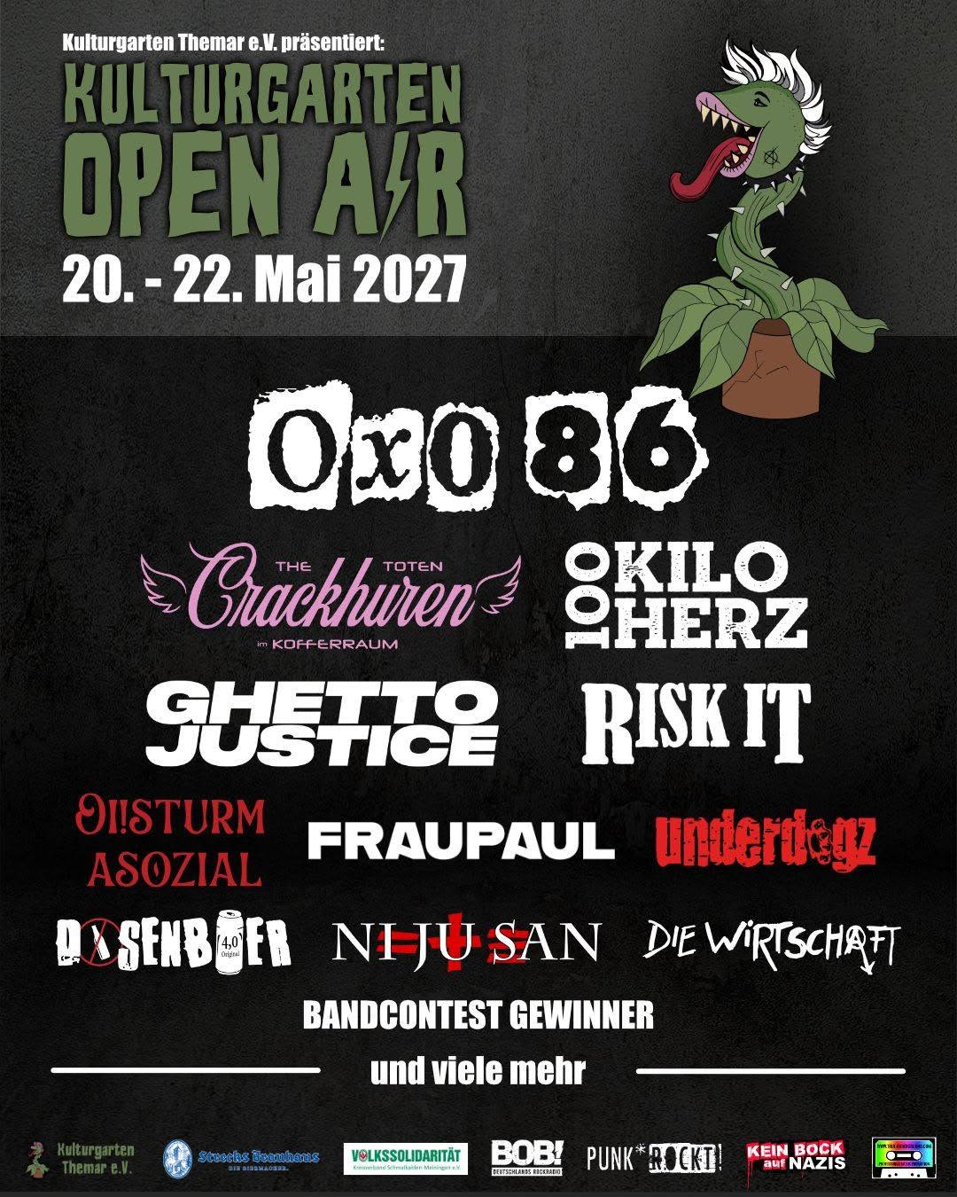 Kulturgarten Open-Air Themar 2027 Flyer