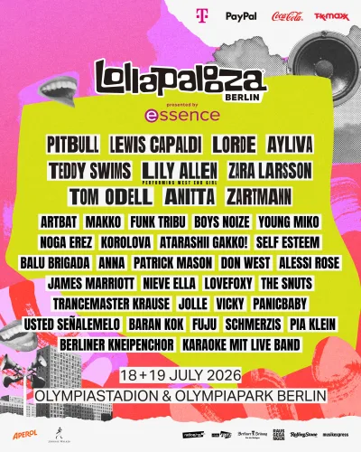 Lollapalooza Berlin 2026 Flyer