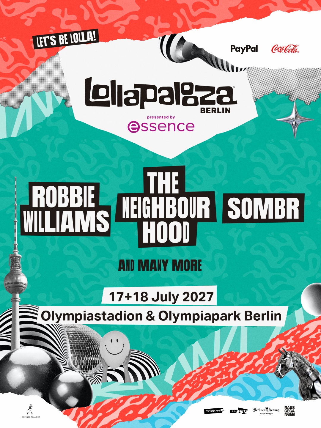 Lollapalooza Berlin 2027 Flyer