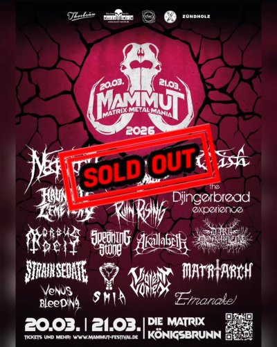 Mammut Festival 2026 Flyer