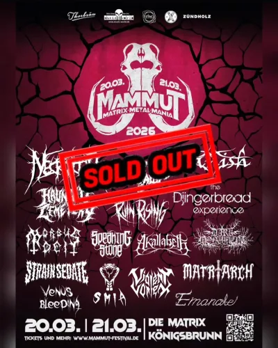 Mammut Festival 2026 Flyer