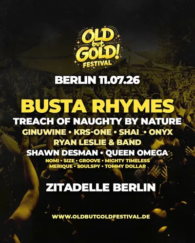 Old but Gold Festival 2026 Berlin Flyer