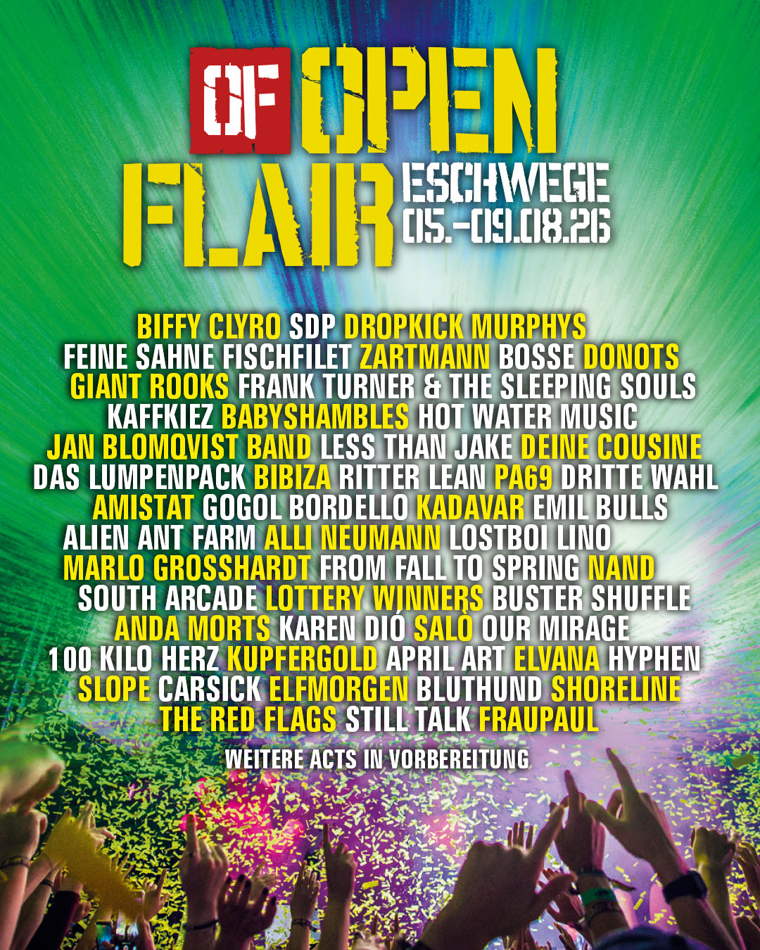 Open Flair Festival 2026 Flyer