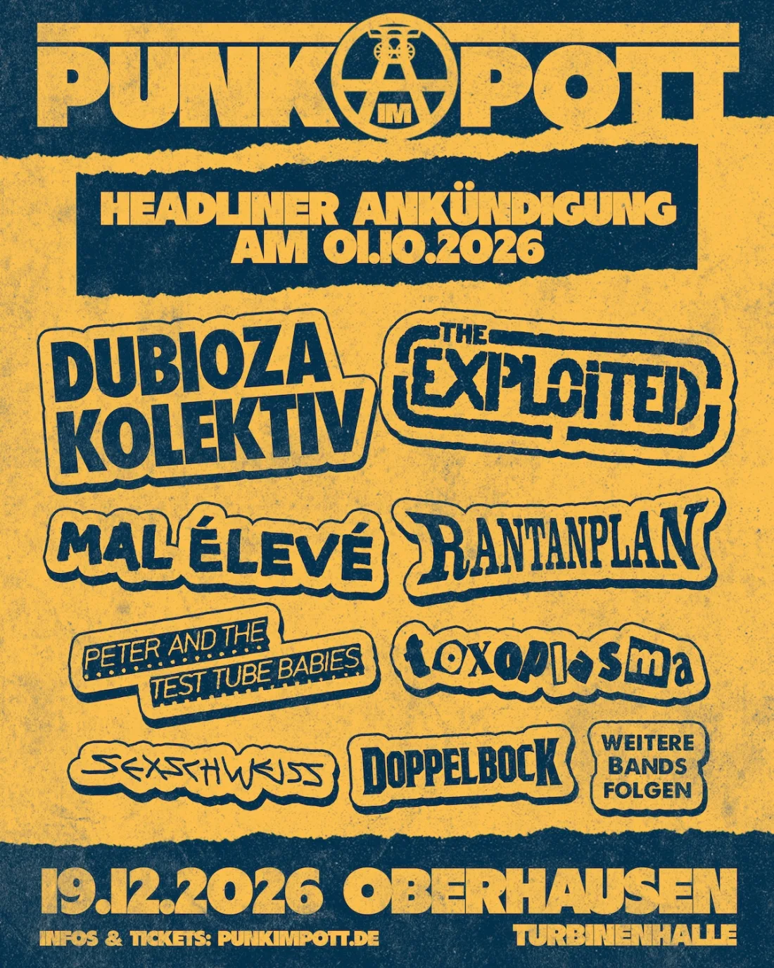 Punk im Pott 2026 Flyer