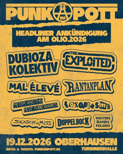 Punk im Pott 2026 Flyer