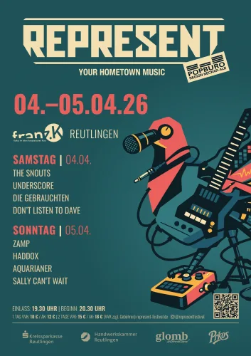 REPRESENT Festival 2026 Flyer