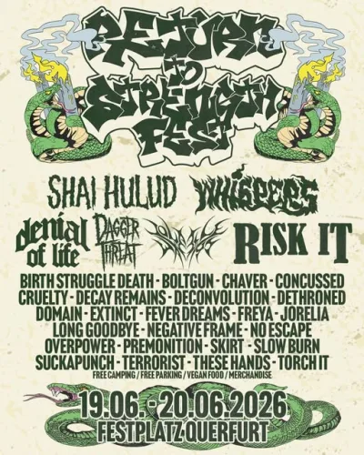Return to Strength Festival 2026 Flyer